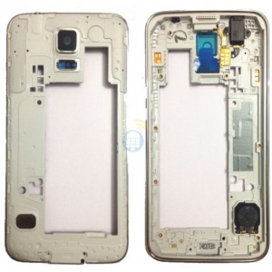 MIDDLE FRAME SAMSUNG GALAXY S5 I9600 G900F G900H BRANCO MIDDLE FRAME SAMSUNG GALAXY S5 I9600 G900F G900H BRANCO